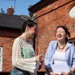 Students happy at their exam results