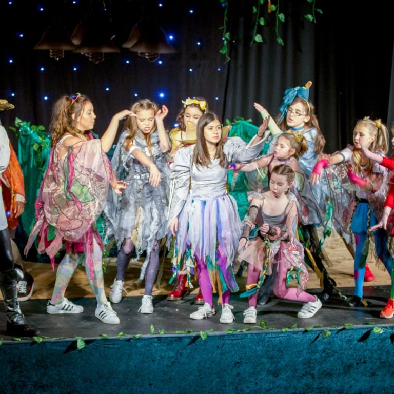 children dressed as fairies