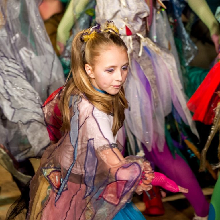 girl dressed as a fairy