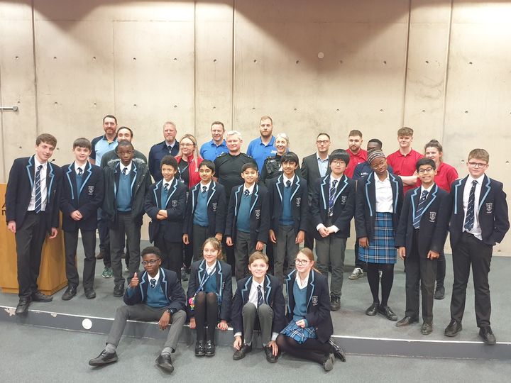 Group of students at RAF Cosford Careers day